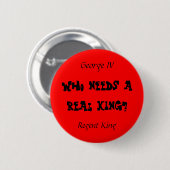 Regent King Ronde Button 5,7 Cm (Voorkant /achterkant)