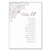 Regent Paarse Fleur de Lis Pattern Wedding Kaart (Achterkant)