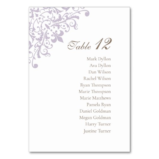 Regent Paarse Fleur de Lis Pattern Wedding Kaart (Achterkant)