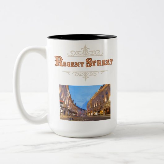 Regent Street 15 oz. Two Tone Mug Tweekleurige Koffiemok (Links)