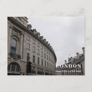 Regent Street Londen Gebogen Architectuur Gevel Feestdagenkaart