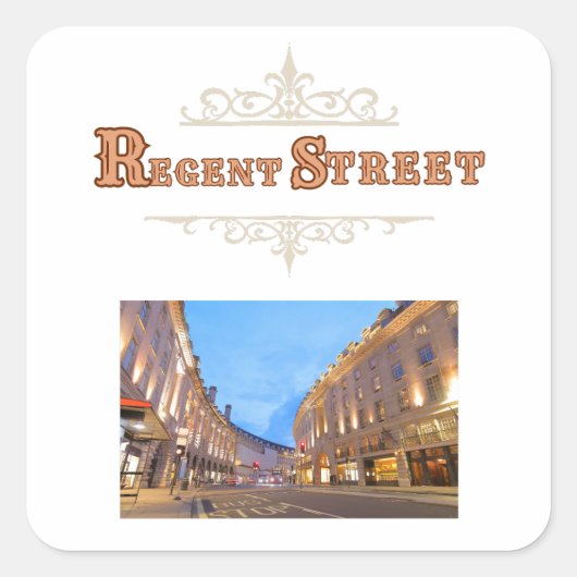Regent Street Sticker (Voorkant)