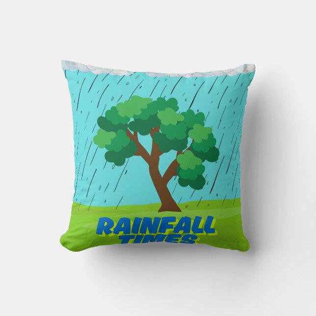 regentijd kussen (Voorkant)