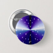 Regentropfen auf lila Regenbogen Ronde Button 5,7 Cm (Voorkant /achterkant)