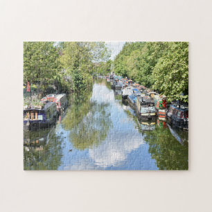 Regent's Canal Boats London Verenigd Koninkrijk Legpuzzel