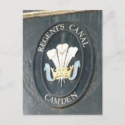 Regent's Canal - Camden Lock - Londen - Briefkaart (Voorkant)