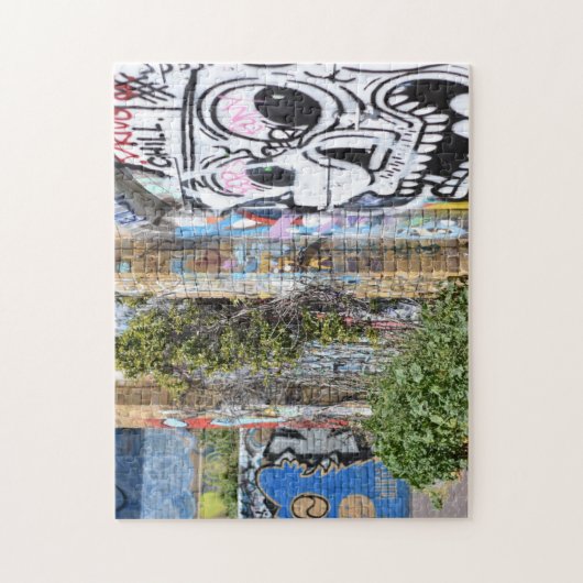 Regent's Canal Graffiti London UK Legpuzzel (Verticaal)