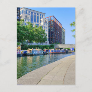 Regent's Canal, Kings Cross, Londen Briefkaart