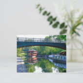 Regent's Canal London UK Briefkaart (Staand voorkant)