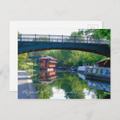 Regent's Canal London UK Briefkaart (Voorkant / Achterkant)