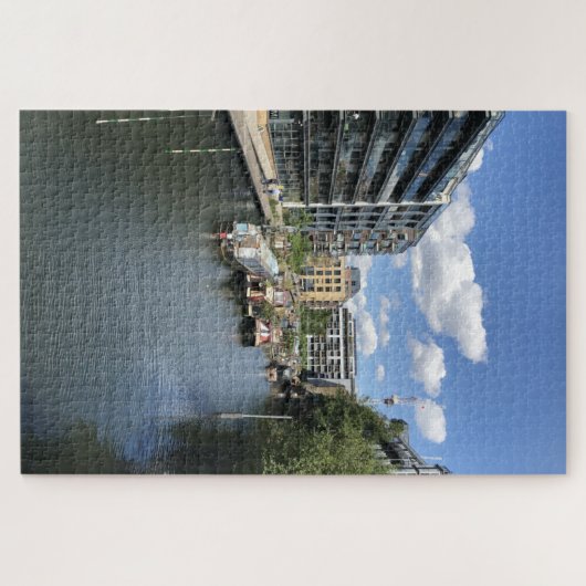 Regent's Canal Reflection London UK Legpuzzel (Horizontaal)