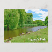 Regent's Park London Briefkaart (Voorkant)