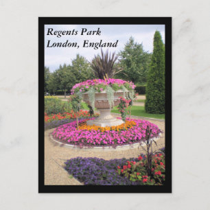 Regents Park, London, England briefkaart
