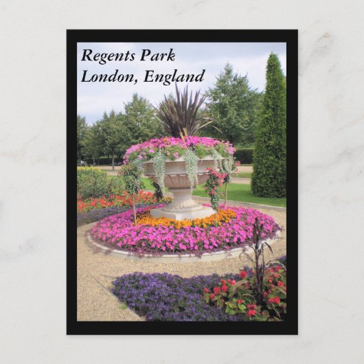 Regents Park, London, England briefkaart (Voorkant)