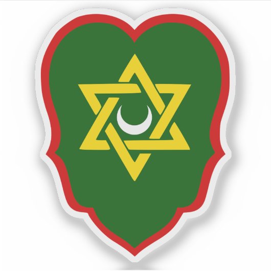 Regentschap van Algiers klein wapen (1630-1830) Sticker (Voorkant)