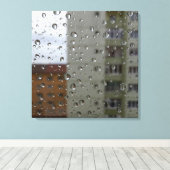 regenval canvas afdruk (Insitu (Houten vloer))