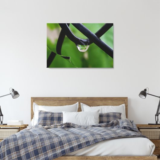 regenval canvas afdruk (Insitu (Slaapkamer))