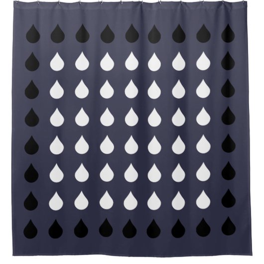 regenval douchegordijn (Voorkant)