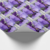 regenval in iris cadeaupapier (Hoek)