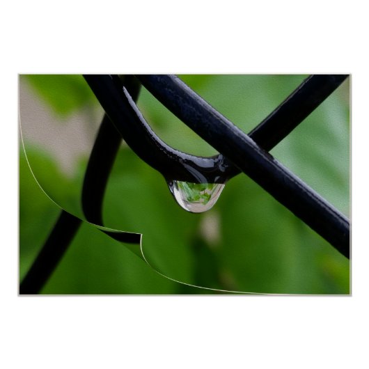 regenval perfect poster (Voorkant)