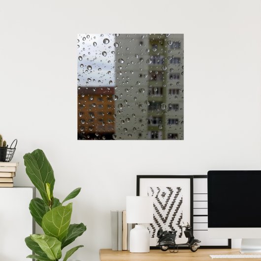 regenval poster (Thuiskantoor)