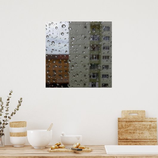 regenval poster (Keuken)