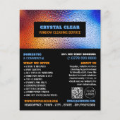 Regenwater, Windows reinigen, reinigingsservice Flyer (Voorkant)