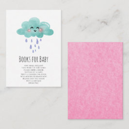 Regenwolk Boeken voor Baby Girl Kaart