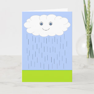 Regenwolk brengt een glimlach: kaart