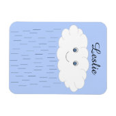 Regenwolk brengt een glimlach: magneet (Horizontaal)