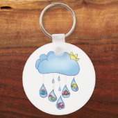 Regenwolke Sleutelhanger (Voorkant)