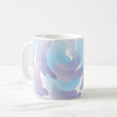 Regenwolken Aquarel Koffiemok (Voorkant links)