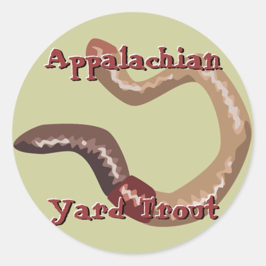 regenworm Stickers (Voorkant)