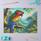 regenwoud ara papegaai weefsel papier (Craft)