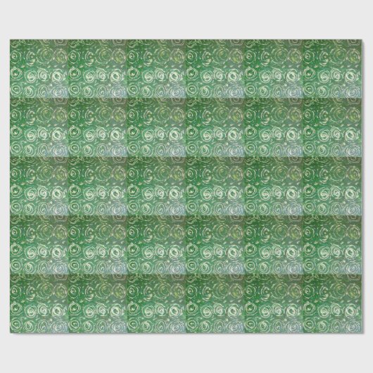 regenwoud gloed cadeaupapier (Vlak)