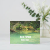 Regenwoud, Guatemala Briefkaart (Staand voorkant)