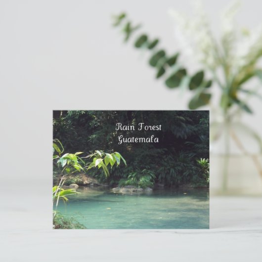 Regenwoud, Guatemala Briefkaart (Staand voorkant)