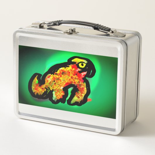 Regenwoud kameleon kunst (Voorkant)