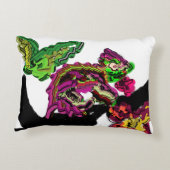 Regenwoud Kameleon plezier Accent Kussen (Achterkant)