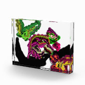 Regenwoud Kameleon plezier Fotoblokken (Rechts)