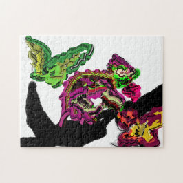 Regenwoud Kameleon plezier Legpuzzel