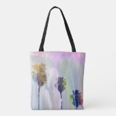 regenwoud — palmen #2" tote bag (Achterkant)