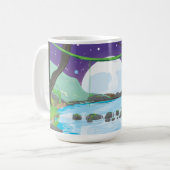Regenwoud rivier koffiemok (Voorkant links)
