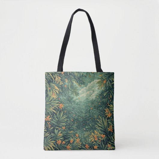 regenwoud tote bag (Voorkant)