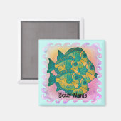 Regenwoud Vis Magneet (Voorkant / Achterkant)