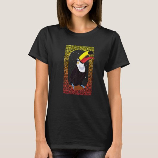 Regenwoud Vogel Dier Tropische Toucan 1 T-shirt (Voorkant)