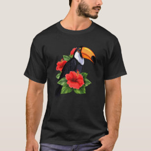 Regenwoud vogel Tropisch dier Exotische Toekan Flo T-shirt