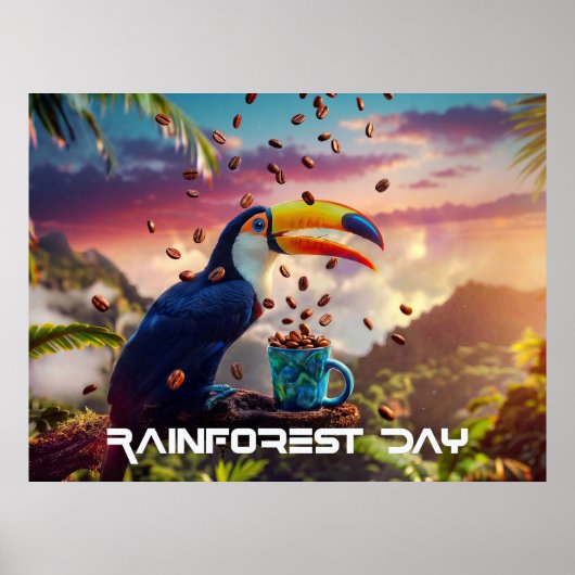 REGENWOUDBDAG - TOEKAN POSTER (Voorkant)