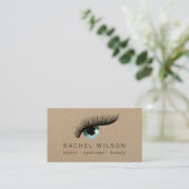 regenwouden Rustic kraft makeup Visitekaartje (Staand voorkant)