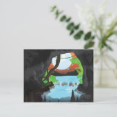 Regenwoudgrot Briefkaart (Staand voorkant)